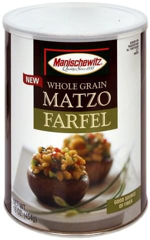 Manischewitz Whole Grain Matzo Farfel - 16 oz