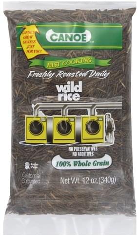Canoe Fast Cooking Wild Rice - 12 oz, Nutrition Information | Innit