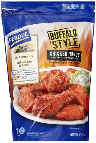 Perdue Buffalo Style Chicken Wings - 80 oz, Nutrition ...