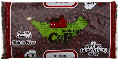 C & F Foods Red Beans - 16 oz