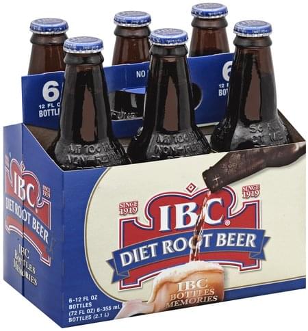 IBC Diet Root Beer - 6 ea