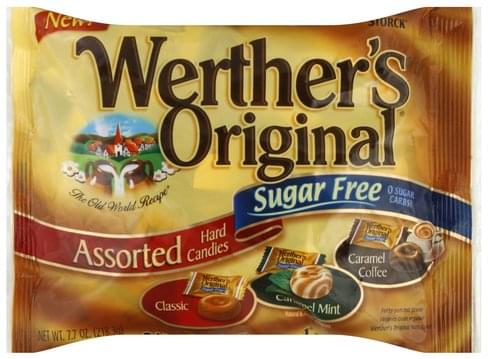 Werthers Sugar Free, Assorted Hard Candies - 7.7 oz, Nutrition