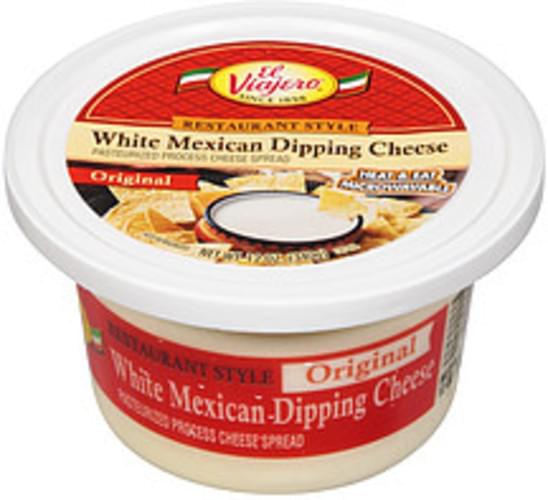 El Viajero White Mexican Dipping Original Cheese 12, Nutrition