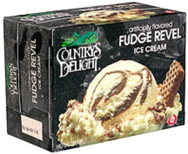 Countrys Delight Fudge Revel Ice Cream 0.5 gl, Nutrition Information