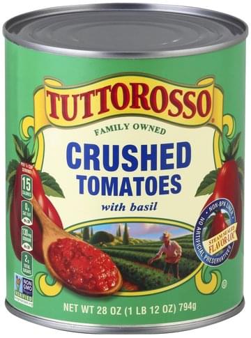 Tuttorosso with Basil, Crushed Tomatoes - 28 oz