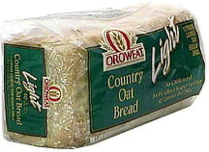 Oroweat Light Country Oat Bread 16 oz, Nutrition Information Innit