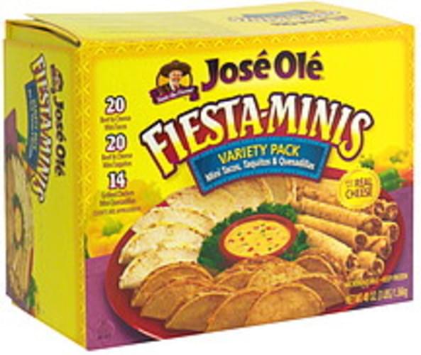Jose Ole Mini Tacos, Taquitos & Quesadillas Variety Pack 48 oz, Nutrition Information Innit