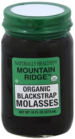 Naturally Healthy Organic Blackstrap Molasses - 16 oz