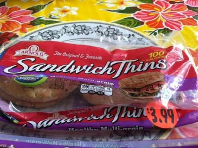 Brownberry MultiGrain, PreSliced Sandwich Thins 8 ea, Nutrition