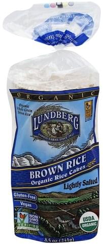 Lundberg Organic, Brown Rice, Lightly Salted Rice Cakes - 8.5 oz