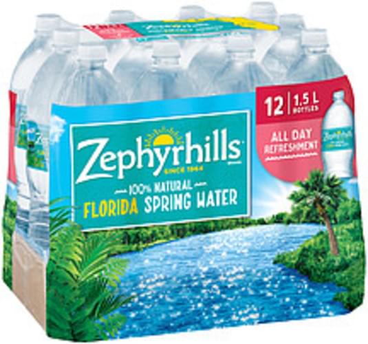 Zephyrhills Natural Spring Water 18 l, Nutrition Information Innit