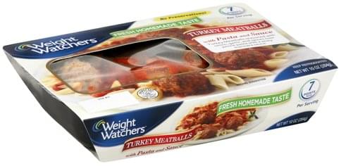Weight Watchers Turkey, with Pasta and Sauce Meatballs - 10 oz