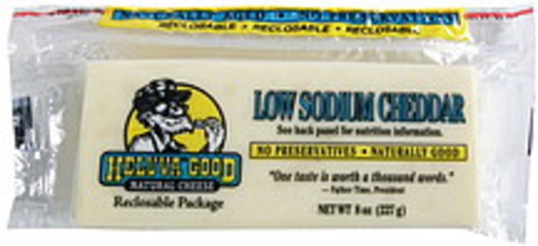 Heluva Good Natural, Low Sodium Cheddar Cheese 8 oz, Nutrition