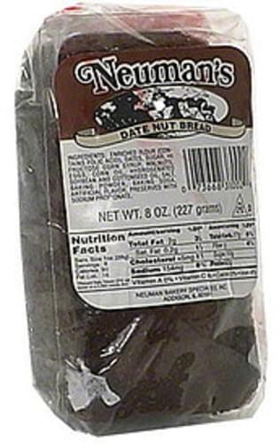 Neuman's Date Nut Bread - 8 oz, Nutrition Information | Innit - Where Can I Buy Neuman's Date Nut Bread