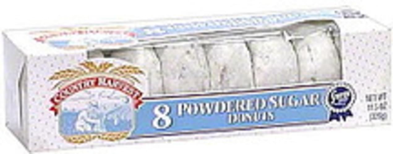 Stater Bros Powdered Sugar Donuts 8 ea, Nutrition Information Innit