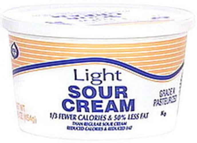 Stater Bros Light Sour Cream 16 oz, Nutrition Information Innit
