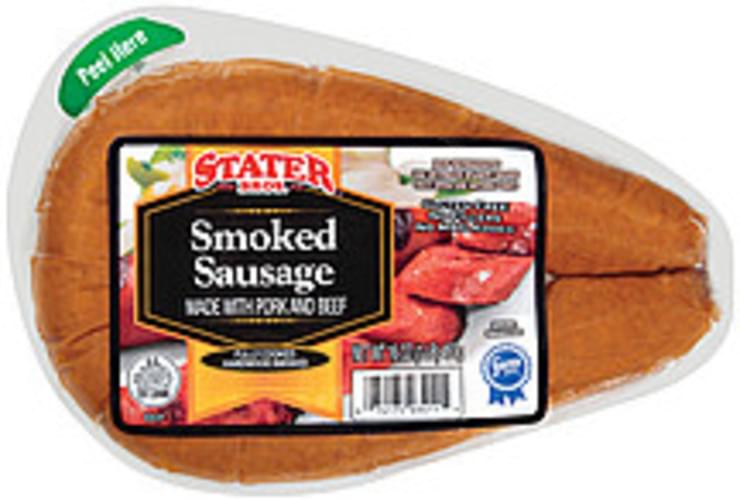 Stater Bros. Smoked Sausage 16 oz, Nutrition Information Innit