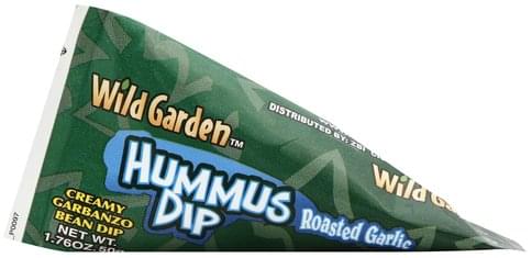 Wild Garden Roasted Garlic Hummus Dip - 1.76 oz