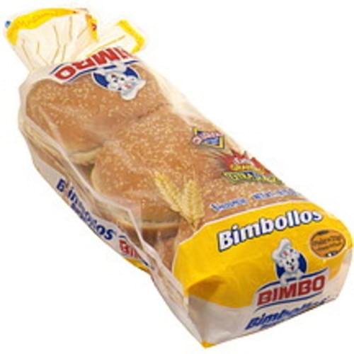 Bimbo With Sesame Seeds, Extra Large Hamburger Buns 6 ea, Nutrition