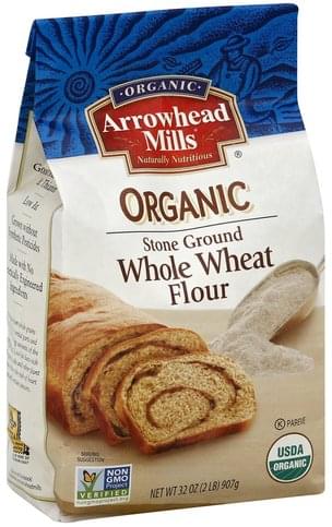 Arrowhead Mills Whole Wheat, Organic, Stone Ground Flour - 32 oz
