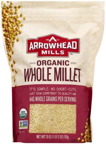 Arrowhead Mills Organic, Whole Millet - 28 oz
