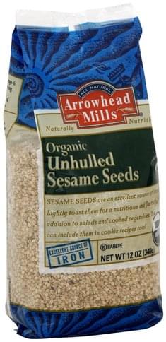Arrowhead Mills Organic Unhulled Sesame Seeds - 12 oz