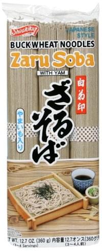 Shirakiku with Yam, Japanese Style Buckwheat Noodles - 12.7 oz