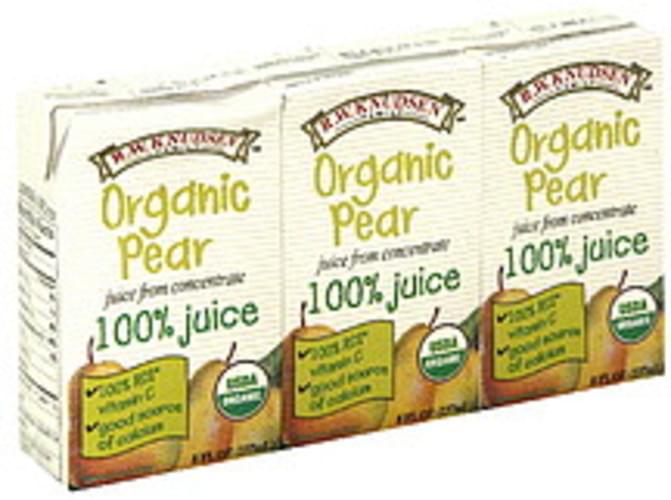 RW Knudsen Organic Pear Juice 3 ea, Nutrition Information Innit