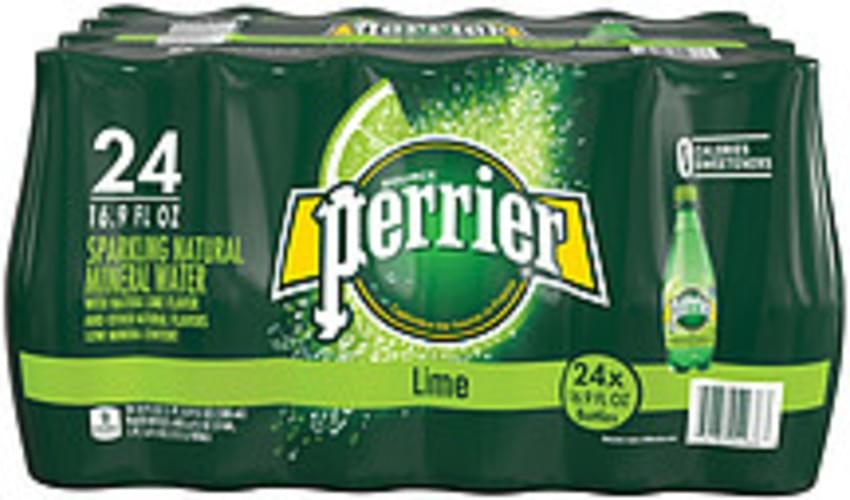 Perrier Lime Sparkling Natural Mineral Water 405 6 Oz Nutrition Information Innit