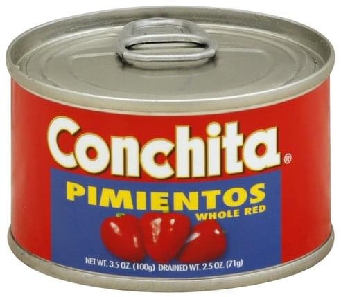 Conchita Red, Whole Pimientos - 3.5 oz