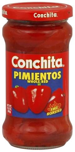 Conchita Whole Red, Fire Roasted Pimientos - 10.5 oz