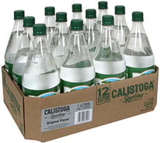 Calistoga Original Sparkling Mineral Water 12 ea, Nutrition