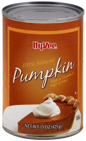 Hy Vee Pumpkin - 15 oz