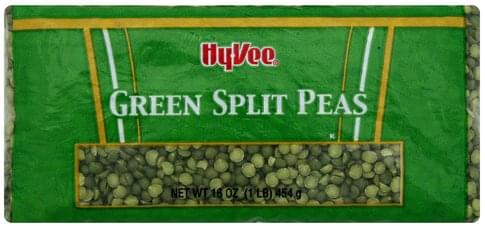 Hy Vee Green Split Peas - 16 oz