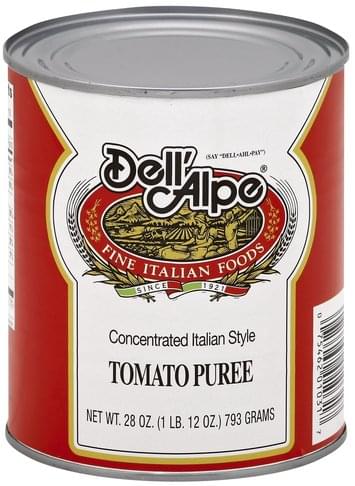 Dell Alpe Concentrated Italian Style Tomato Puree - 28 oz