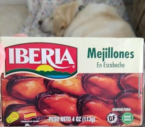 Iberia Mussels in Pickled Sauce 4 oz, Nutrition Information Innit