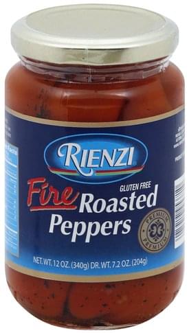 Rienzi Fire Roasted Peppers - 12 oz