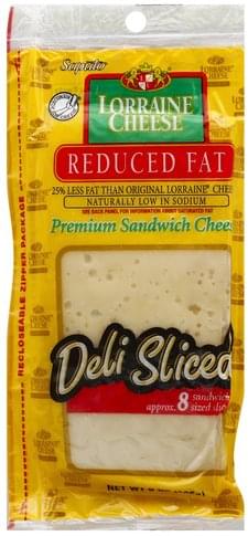 Lorraine Cheese Premium Sandwich, Reduced Fat Cheese - 8 ea