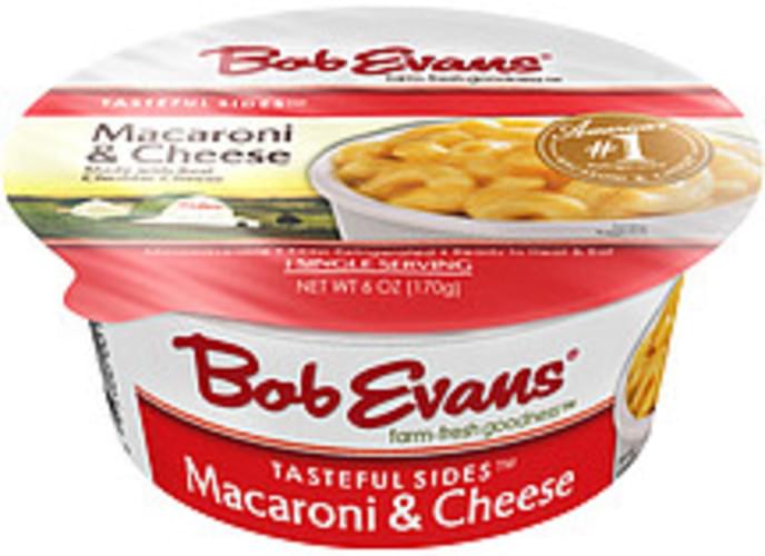 Bob Evans Tasteful Sides Macaroni & Cheese 6 oz, Nutrition Information Innit