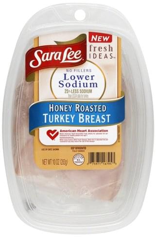 Sara Lee Honey Roasted Turkey Breast - 10 oz, Nutrition ...
