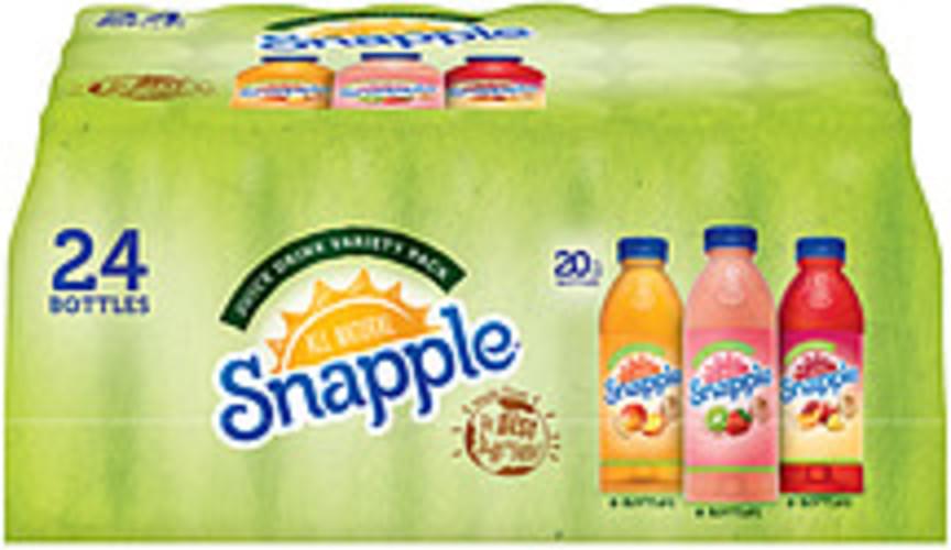 Snapple Mango Madness/Kiwi Strawberry/Fruit Punch Variety Pack Regular