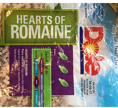 Dole Hearts of Romaine - 85 g
