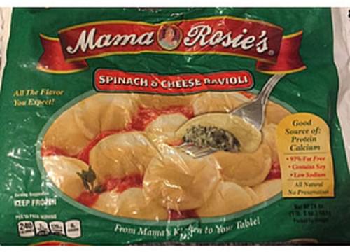 Mama Rosie's Spinach & Cheese Ravioli - 113 g