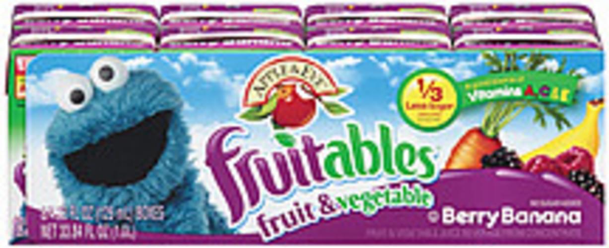 Apple & Eve Sesame Street Fruit & Vegetable Juice Berry Banana