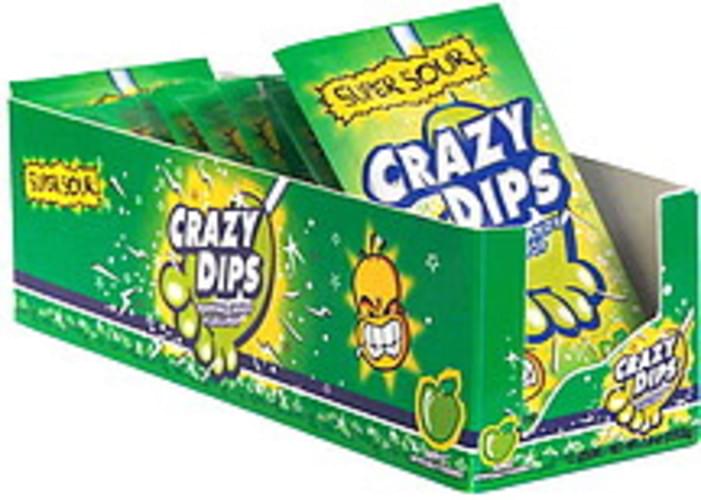 Crazy Dips Popping Candy & Lollipop, Apple Crazy Dips 12 ea