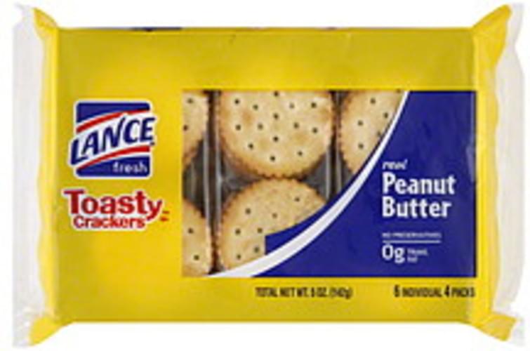 Lance Toasty Crackers 6 ea, Nutrition Information Innit