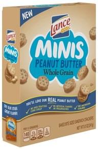 Lance Sandwich Crackers Peanut Butter, Minis