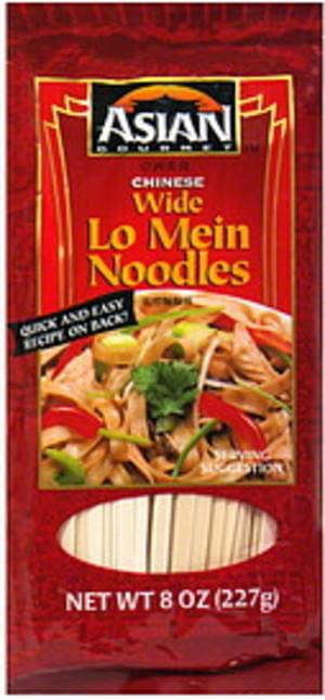Asian Gourmet Chinese Wide Lo Mein Noodles 8 Oz Nutrition Information Innit
