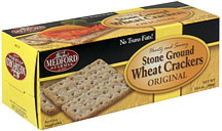 Medford Farms Original Stone Ground Wheat Crackers 10.6 oz, Nutrition