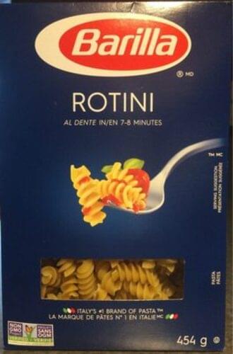Barilla Rotini 85 G Nutrition Information Innit
